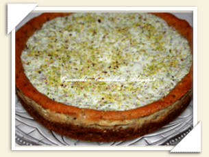 cheesecake ricotta e pistacchi di pinella